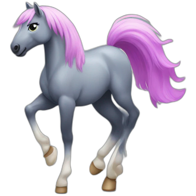 Dancing pony emoji