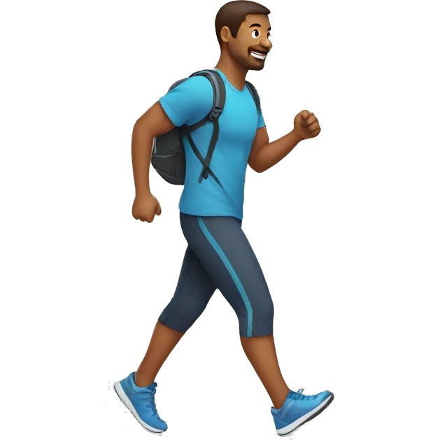 Walking exercise emoji