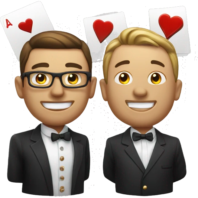 writen "casinoful" on bottom casino theme emoji