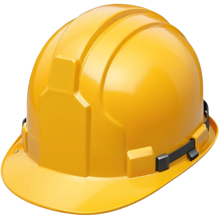 Construction helmet, bright yellow
 emoji