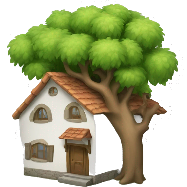 Casa en un arbol   emoji
