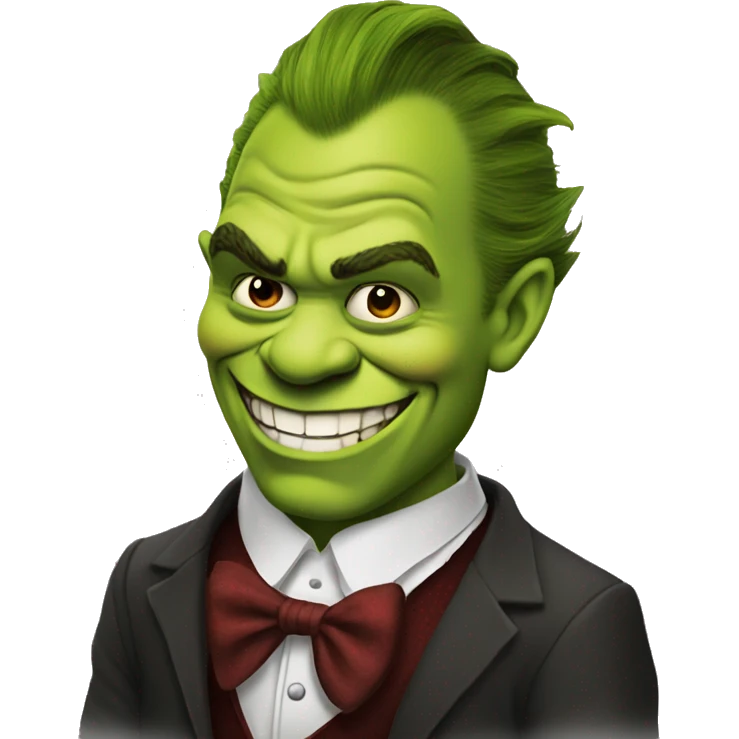 shrek as joker emoji