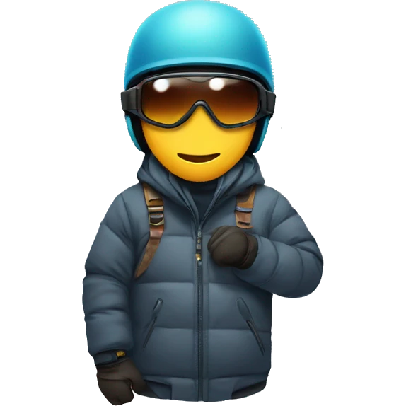 Snowboard Emoji replace the human Face with IOS mouse Head emoji