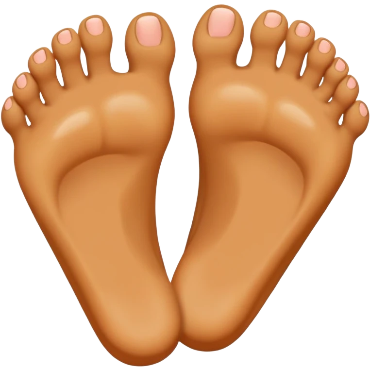 Giggling feet emoji
