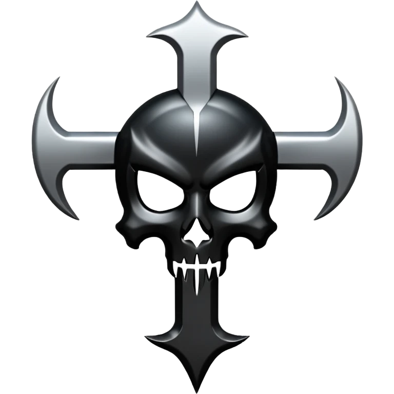 Cruz satanica emoji