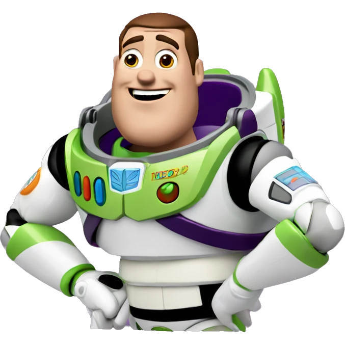 Buzz Lightyear eating a Haggis emoji