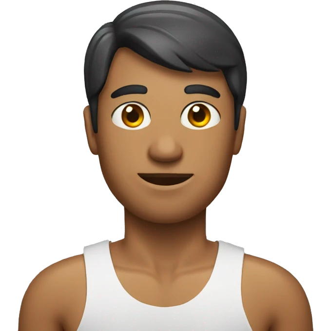 a guy in a swimming shirt emoji