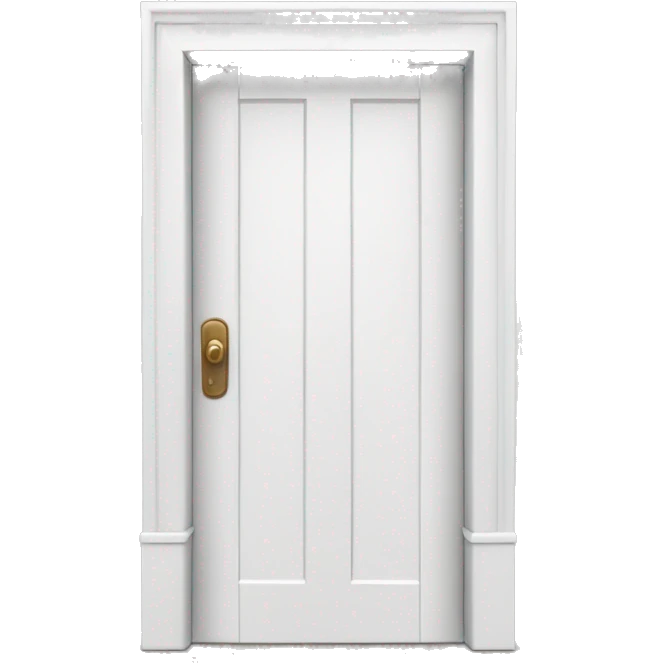 sqaure white door emoji
