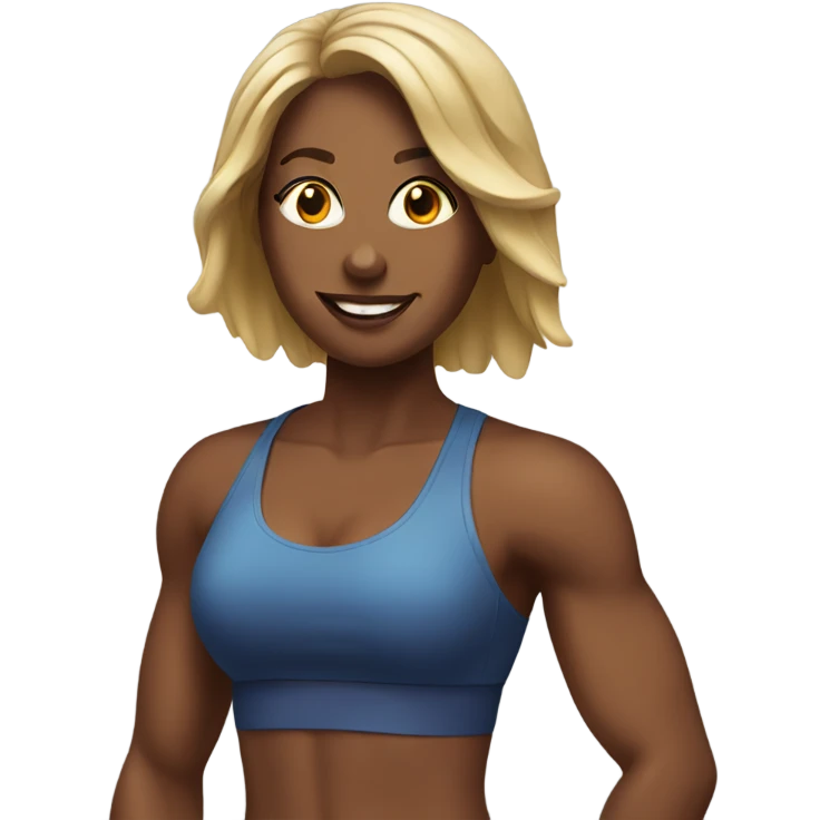 fitness girl emoji