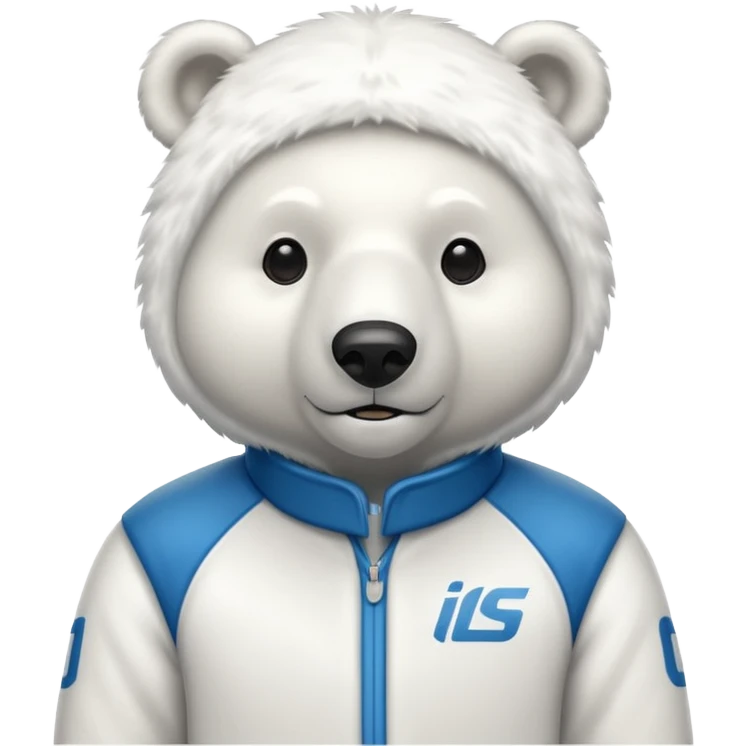 polar bear f1 driver  emoji