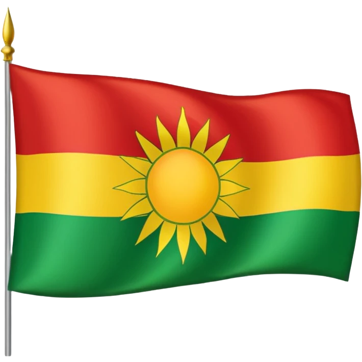 Kurdish flag emoji