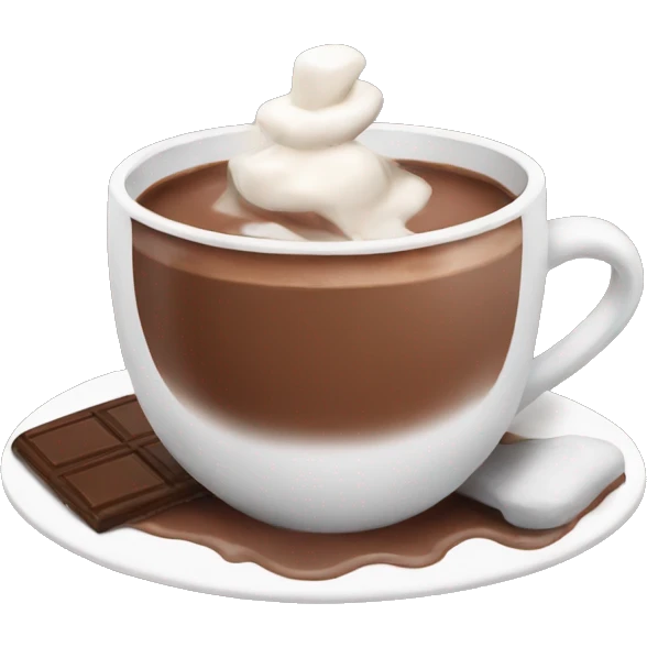 Hot chocolate emoji