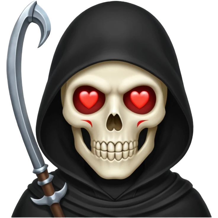 heart eyes reaper emoji