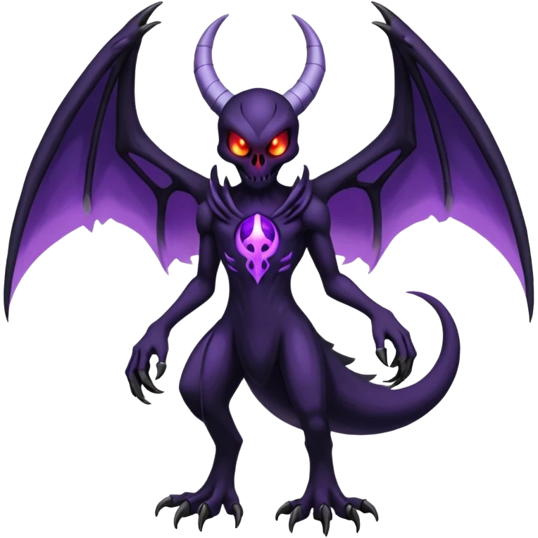 Evil Duskull-Lunala-Darkrai-Fakémon-hybrid-creature (full body)  emoji