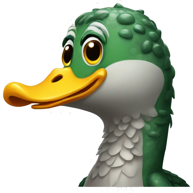 duck crocodile emoji