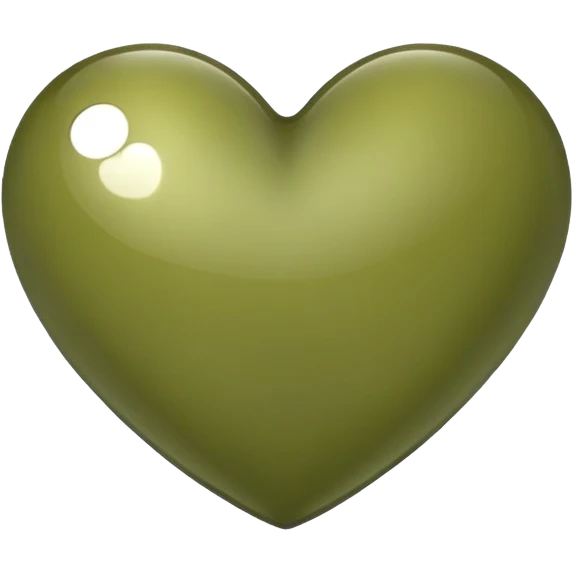 Make a olive green heart emoji