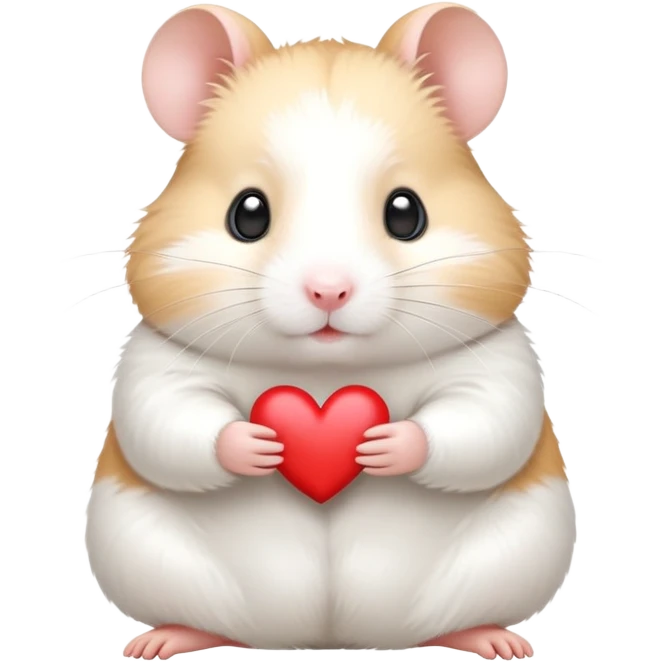 Hamster qui fait un cœur coréen emoji