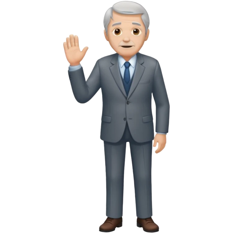 old man full body emoji