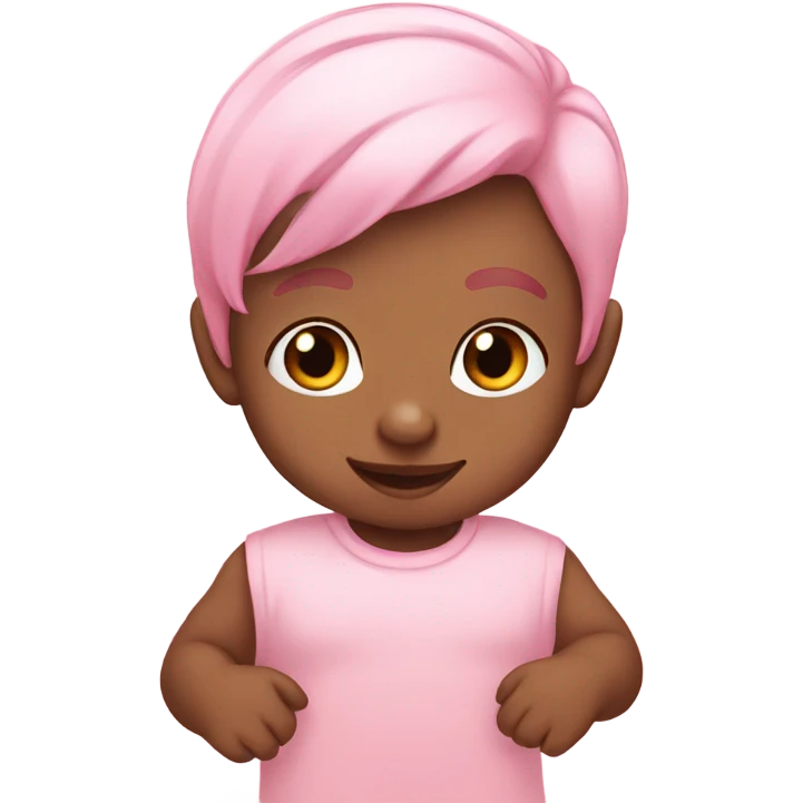 Baby pink stuff emoji