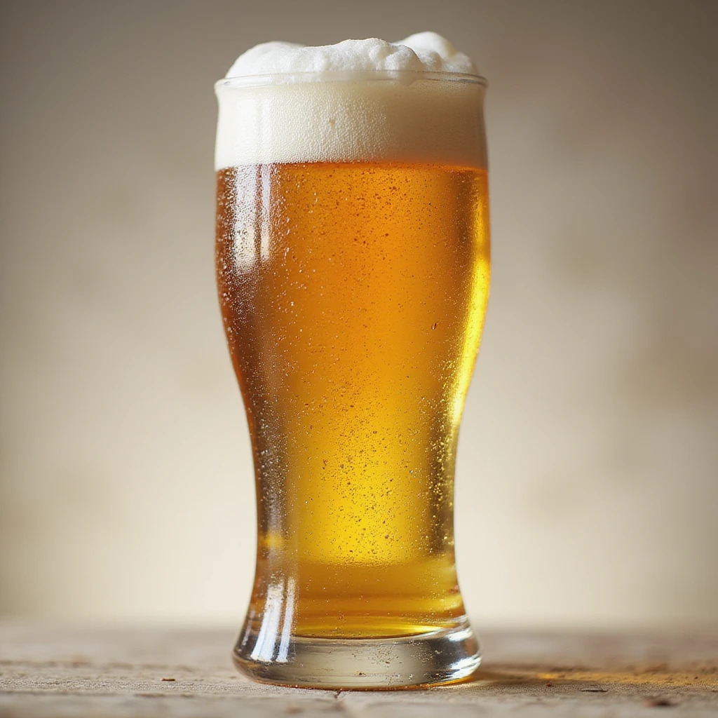 realistic beer glass, photorealistic style emoji
