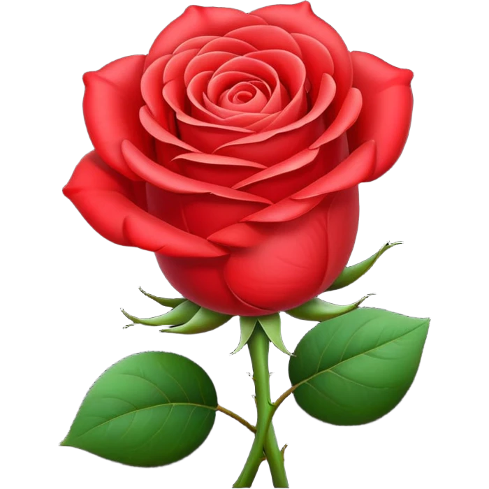 rose with smiley face emoji