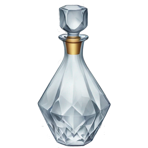 Crystal decanter emoji