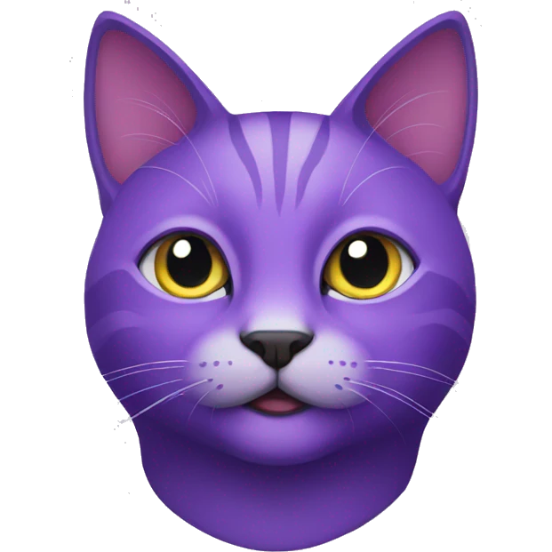 Purple cat emoji