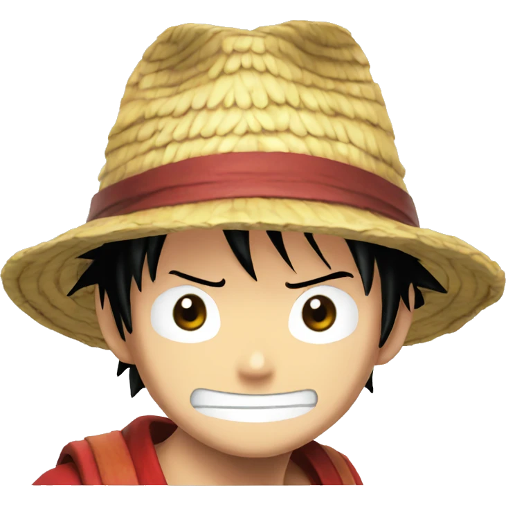 Luffy face emoji