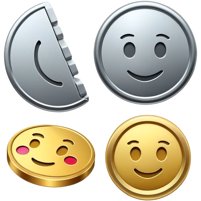 pilha de dinheiro, notas e moedas emoji