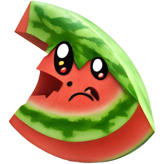 angry watermelon emoji