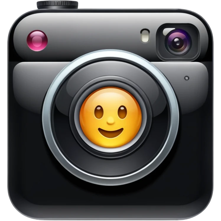 iPhone camera icon emoji