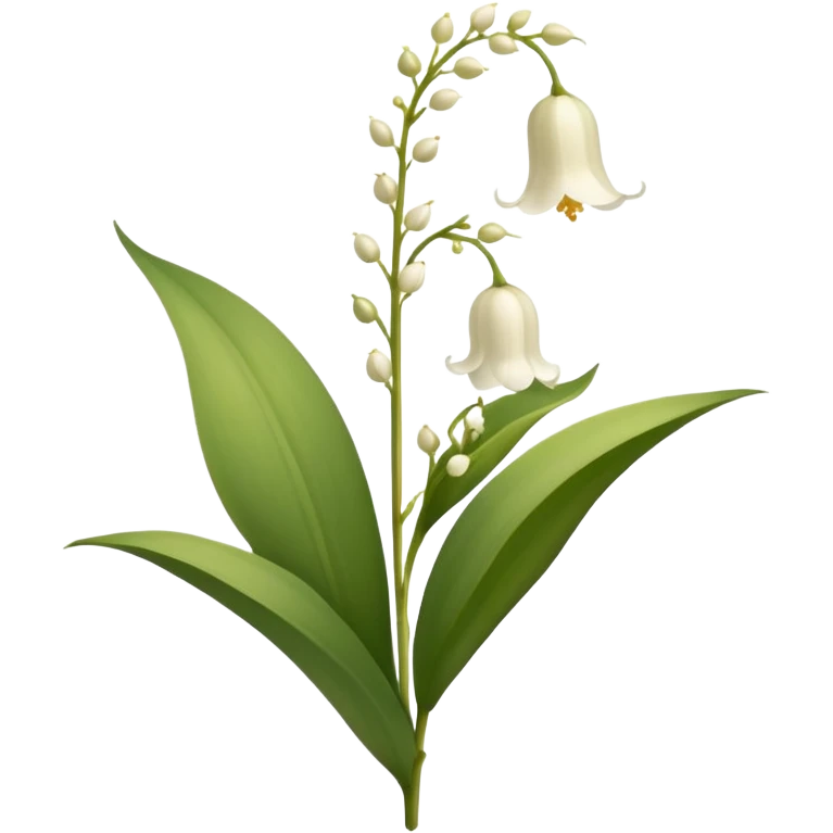 Beige Lily of the valley flower emoji