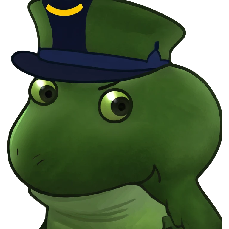 Kate with a tophat emoji