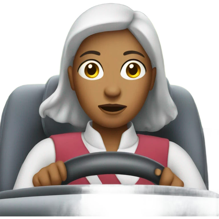 Nanny in the car emoji