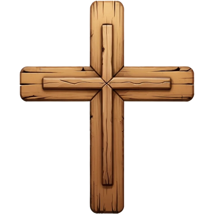 Upside down cross emoji