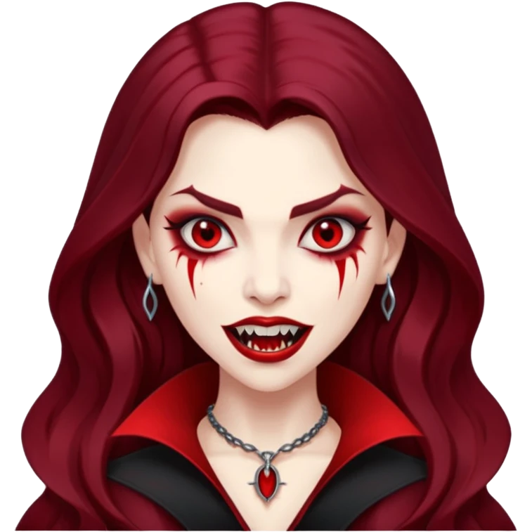 red women Vampire emoji