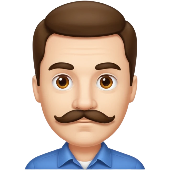Thick Mustache Man emoji