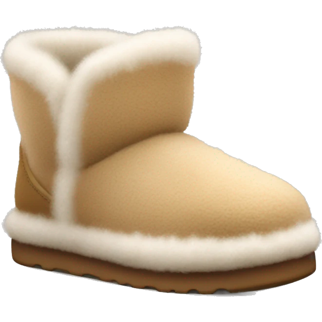 fuzzy ugg slippers emoji