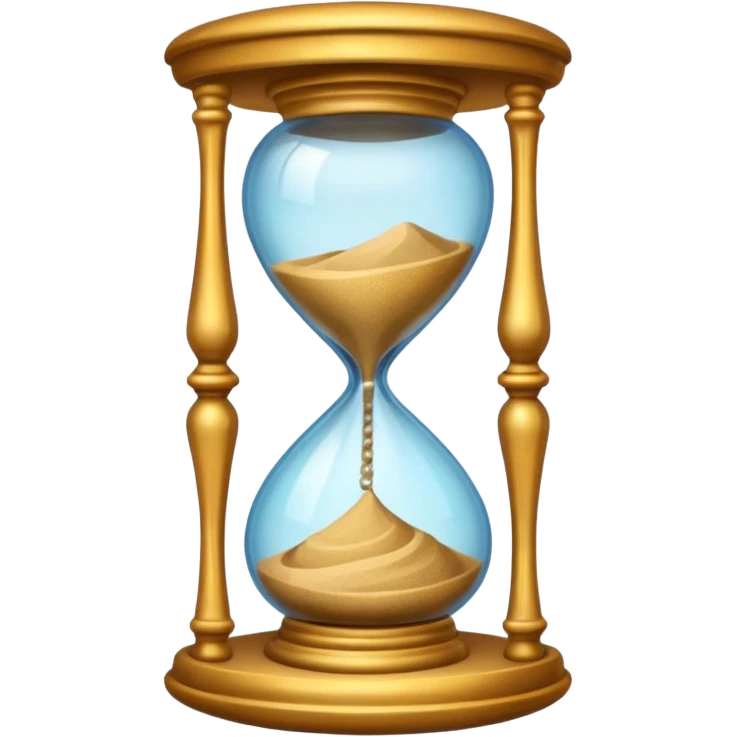 ancient colorful hourglass emoji