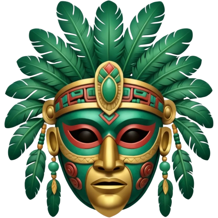 Mayan Warrior Mask emoji