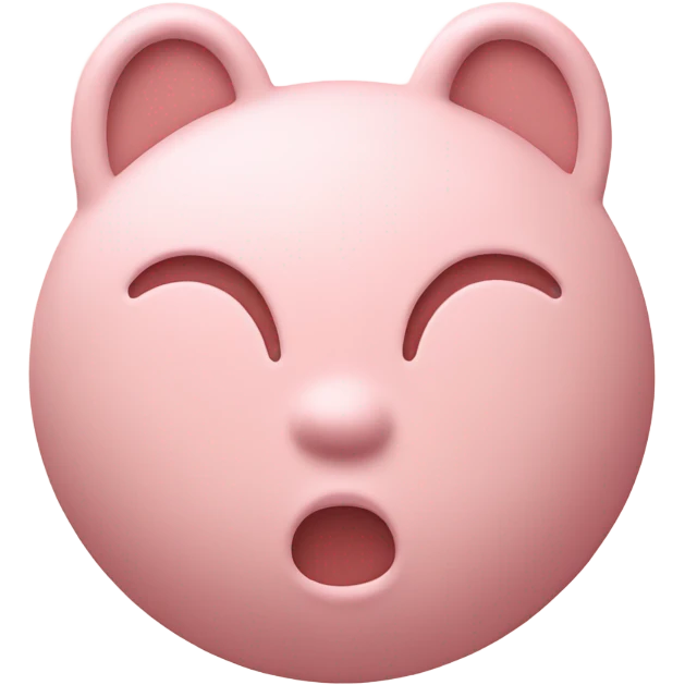 Blushing and embossed  emoji
