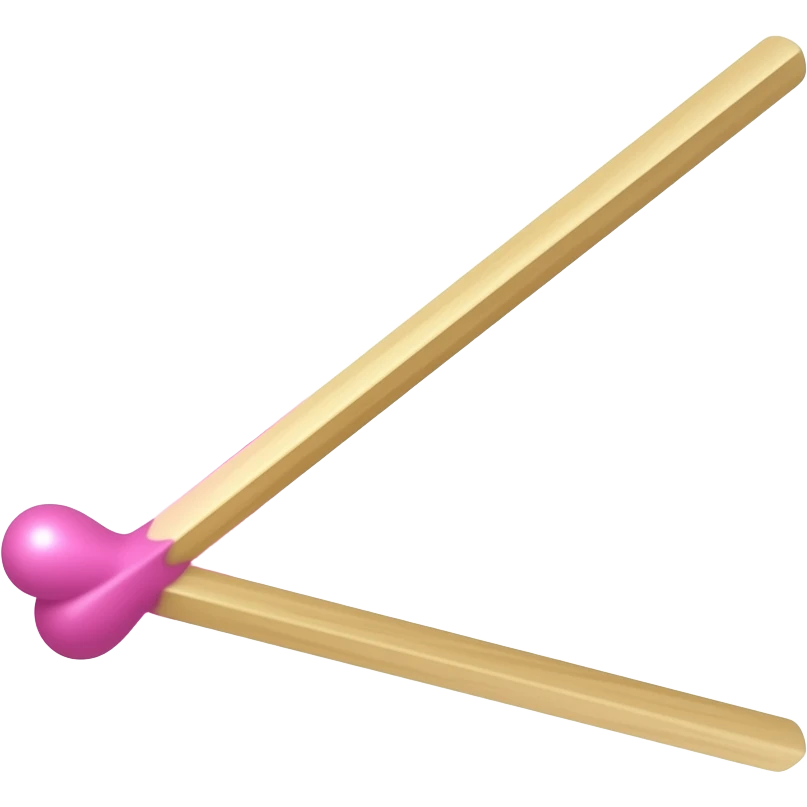match sticks with flame but make the flame pink emoji