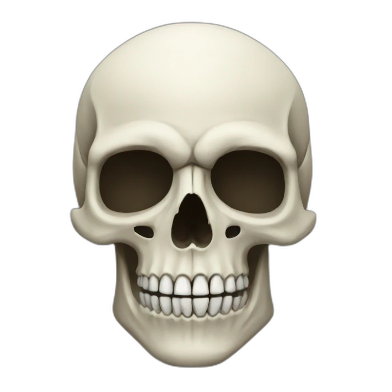 saad skull emoji