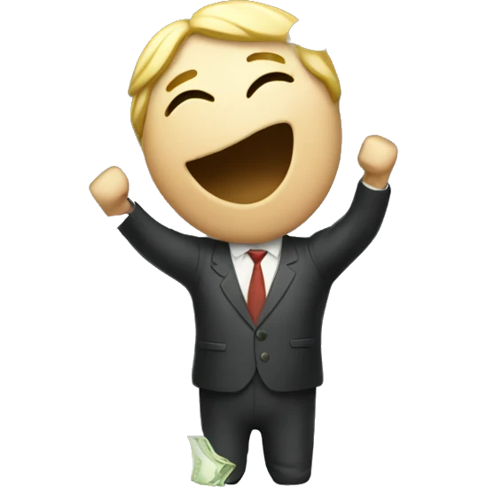 throwing money emoji
