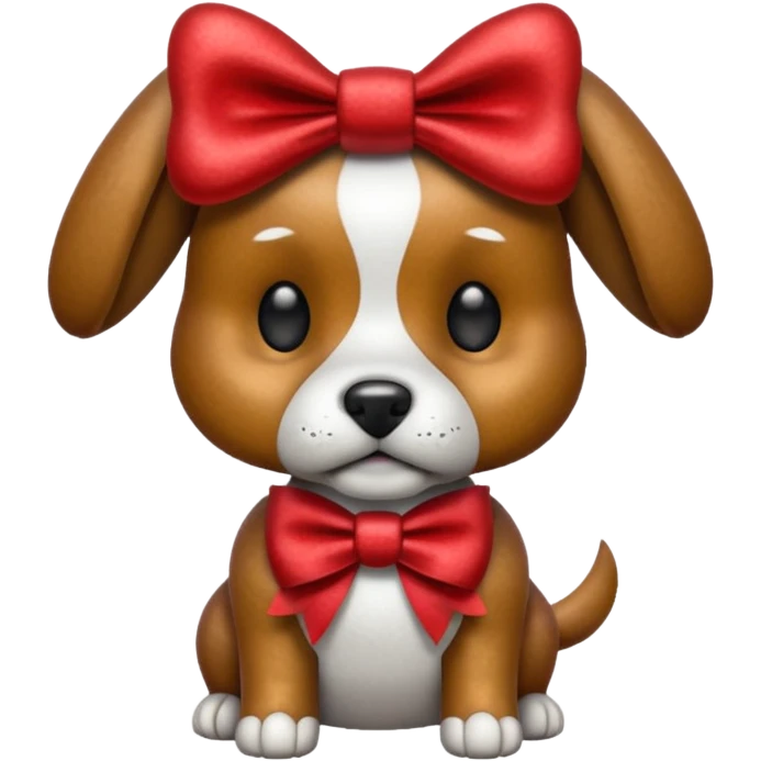 animatronic dog with red bow time like fnaf but dog emoji emoji