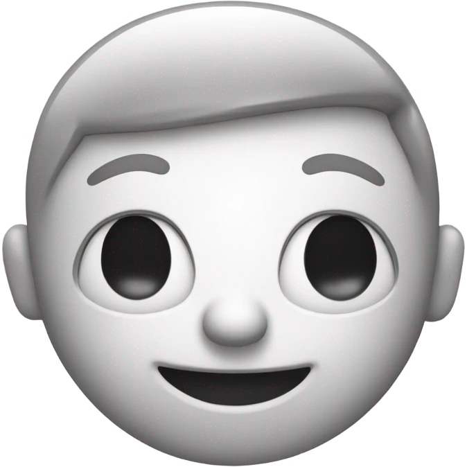 BlackAnd white emoji talking emoji