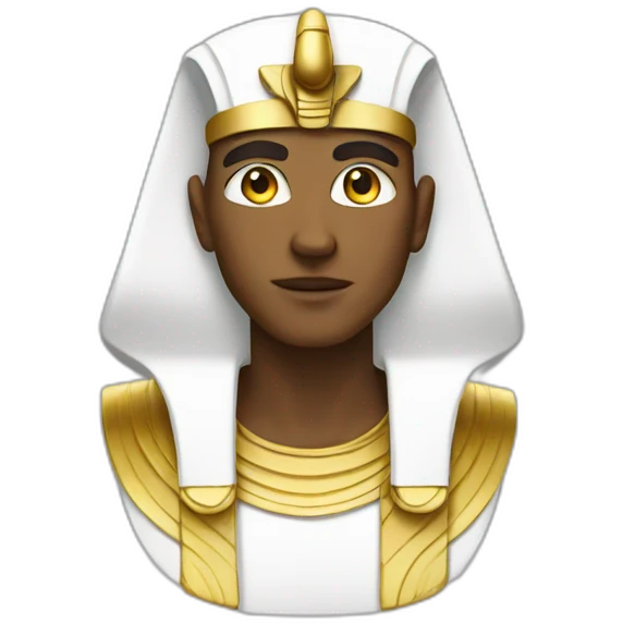 White Pharoh emoji