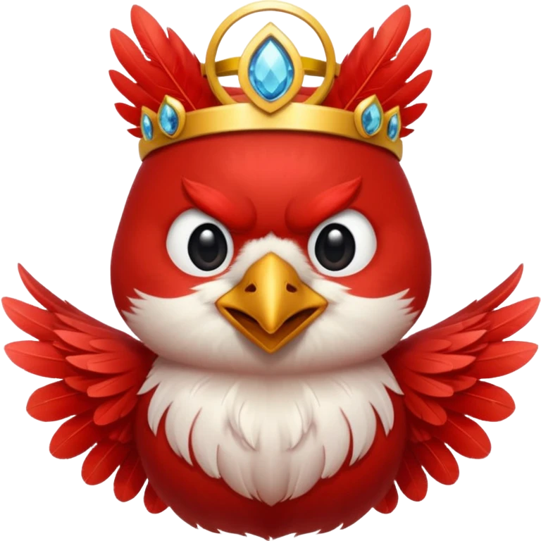 cardinal with a halo emoji
