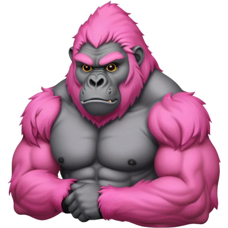 Pink silverback  emoji