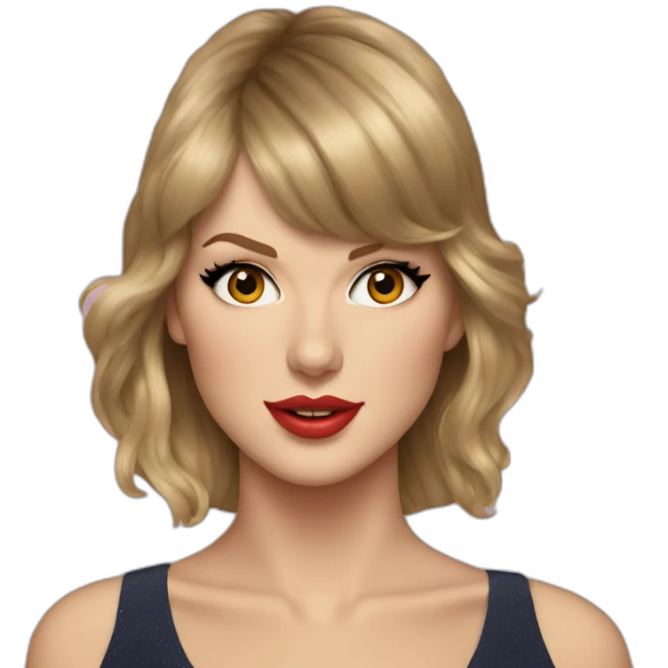 Taylor swift portrait emoji